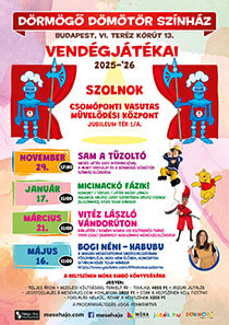 Dörmögő Dömötör Színház vendégjátékai Szolnokon